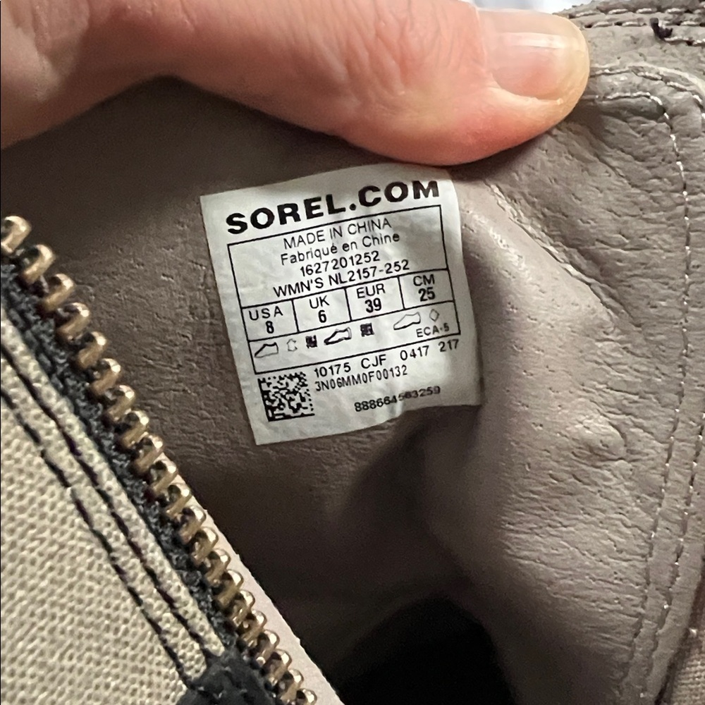 Sorel Women's Major Carly Snow Boot Wet Sand 8 - Picture 6 of 7